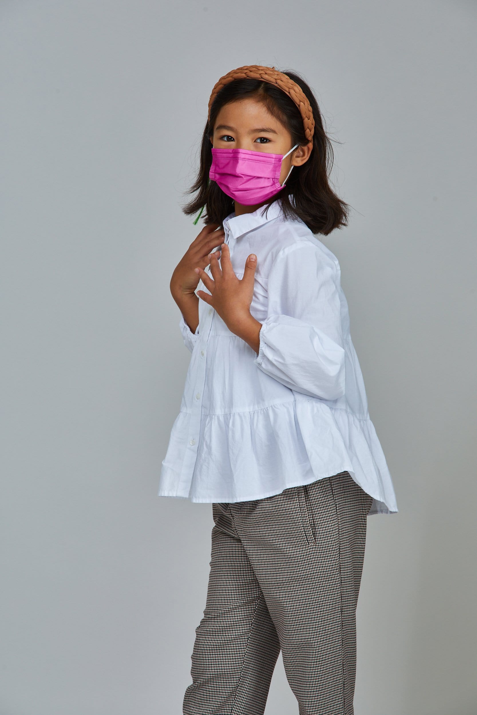 MASKC™ Kids Magenta Face Mask