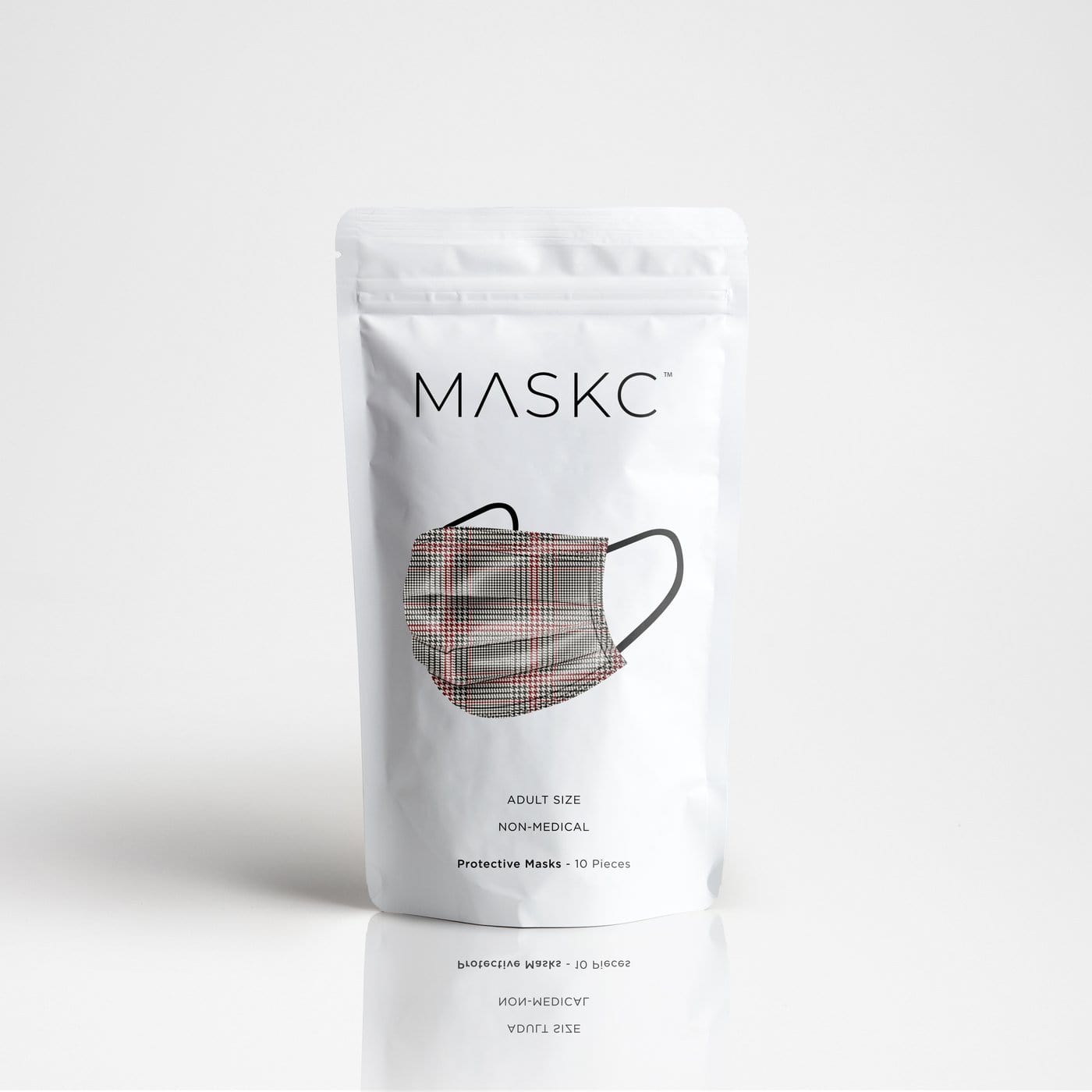 10 Pack of MASKC™ Tartan Face Mask